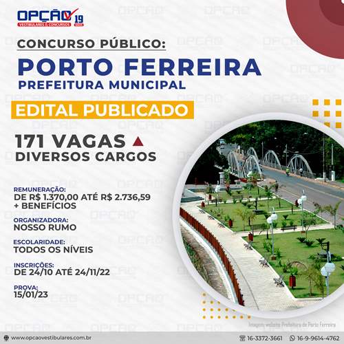 Concurso Porto Ferreira