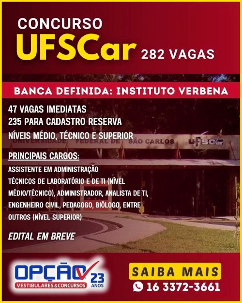 Concurso Público UFSCar