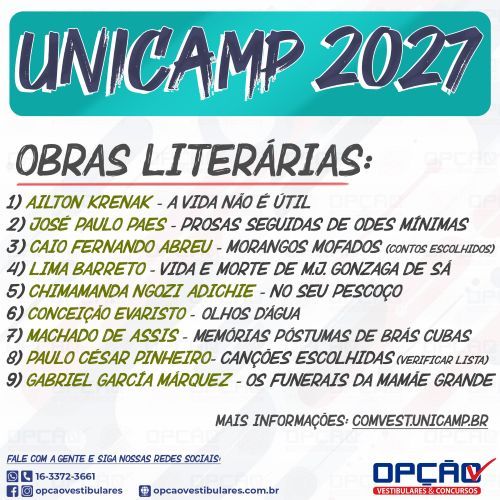 UNICAMP obras literarias
